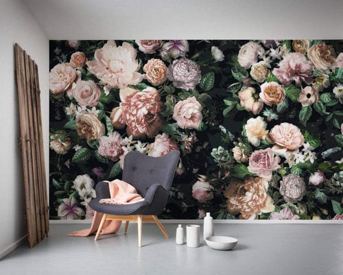 Komar Victoria Black Vlies Fotobehang 800x250cm 8 banen Sfeer | Yourdecoration.nl