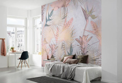 Komar Tropical Concrete Fotobehang 368x254cm | Yourdecoration.nl