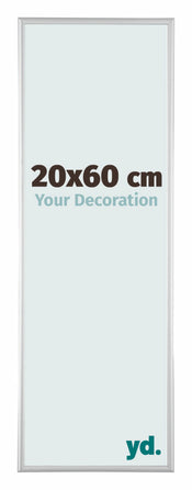 Austin Aluminium Fotolijst 20x60cm Zilver Mat Voorzijde Maat | Yourdecoration.nl