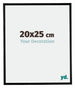Bordeaux Kunststof Fotolijst 20x25cm Zwart Mat Voorzijde Maat | Yourdecoration.nl