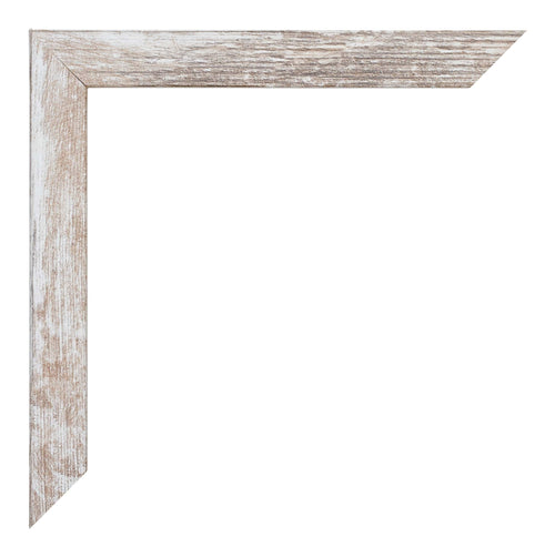 Catania MDF Fotolijst 48x68cm White Wash Detail Hoek | Yourdecoration.nl