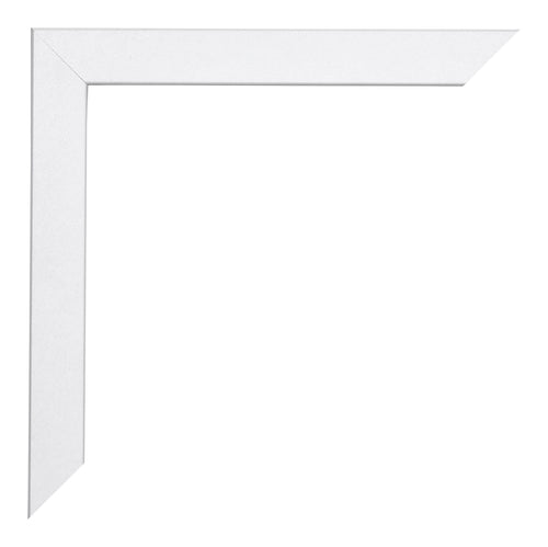 Catania MDF Fotolijst 42x60cm Wit Detail Hoek | Yourdecoration.nl