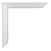 Catania MDF Fotolijst 42x60cm Zilver Detail Hoek | Yourdecoration.nl