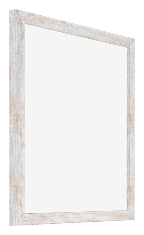 Catania MDF Fotolijst 20x20cm White Wash Voorzijde Schuin | Yourdecoration.nl