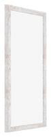 Catania MDF Fotolijst 20x40cm White Wash Voorzijde Schuin | Yourdecoration.nl