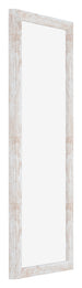 Catania MDF Fotolijst 20x60cm White Wash Voorzijde Schuin | Yourdecoration.nl