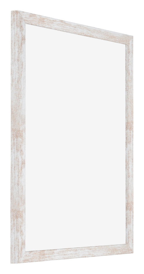 Catania MDF Fotolijst 25x30cm White Wash Voorzijde Schuin | Yourdecoration.nl