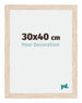 Catania MDF Fotolijst 30x40cm Eiken Maat | Yourdecoration.nl