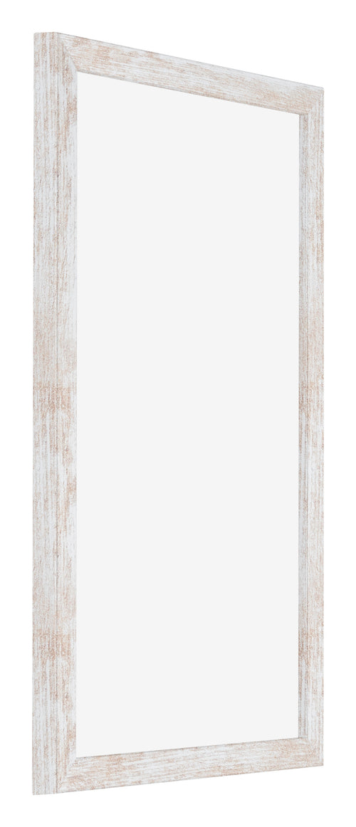 Catania MDF Fotolijst 30x50cm White Wash Voorzijde Schuin | Yourdecoration.nl