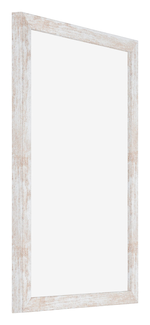 Catania MDF Fotolijst 32x45cm White Wash Voorzijde Schuin | Yourdecoration.nl