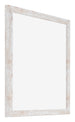 Catania MDF Fotolijst 45x45cm White Wash Voorzijde Schuin | Yourdecoration.nl