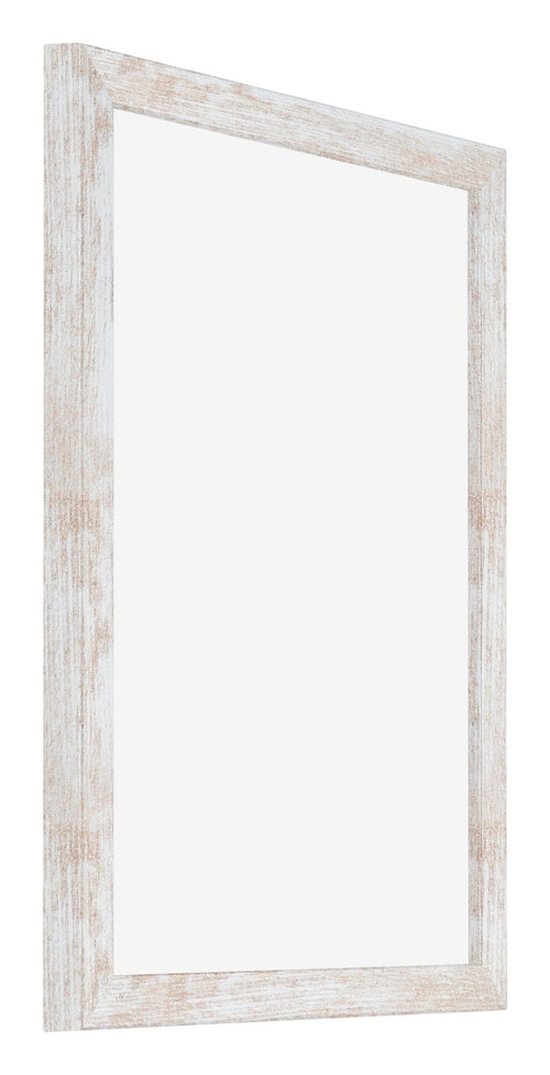 Catania MDF Fotolijst 46x61cm White Wash Voorzijde Schuin | Yourdecoration.nl