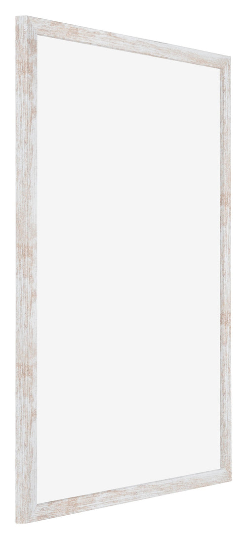 Catania MDF Fotolijst 48x68cm White Wash Voorzijde Schuin | Yourdecoration.nl