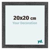 Como MDF Fotolijst 20x20cm Grijs Geveegd Voorzijde Maat | Yourdecoration.nl