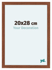 Como MDF Fotolijst 20x28cm Notenboom Voorzijde Maat | Yourdecoration.nl