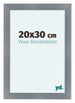 Como MDF Fotolijst 20x30cm Aluminium Geborsteld Voorzijde Maat | Yourdecoration.nl