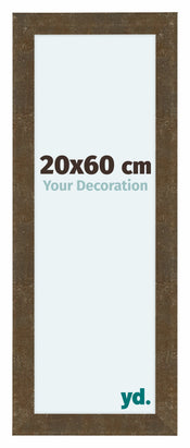 Como MDF Fotolijst 20x60cm Goud Antiek Voorzijde Maat | Yourdecoration.nl