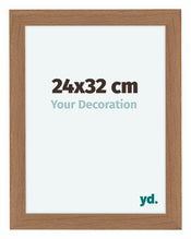 Como MDF Fotolijst 24x32cm Notenhout Licht Voorzijde Maat | Yourdecoration.nl