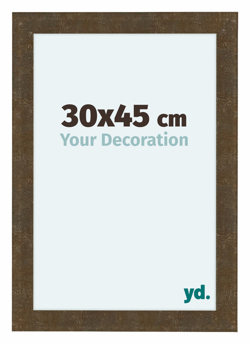 Como MDF Fotolijst 30x45cm Goud Antiek Voorzijde Maat | Yourdecoration.nl