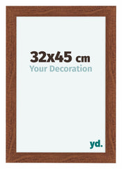 Como MDF Fotolijst 32x45cm Walnoot Voorzijde Maat | Yourdecoration.nl