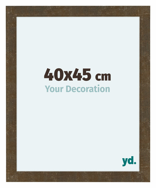 Como MDF Fotolijst 40x45cm Goud Antiek Voorzijde Maat | Yourdecoration.nl