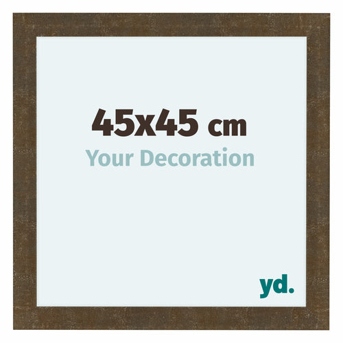 Como MDF Fotolijst 45x45cm Goud Antiek Voorzijde Maat | Yourdecoration.nl