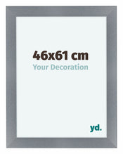 Como MDF Fotolijst 46x61cm Aluminium Geborsteld Voorzijde Maat | Yourdecoration.nl