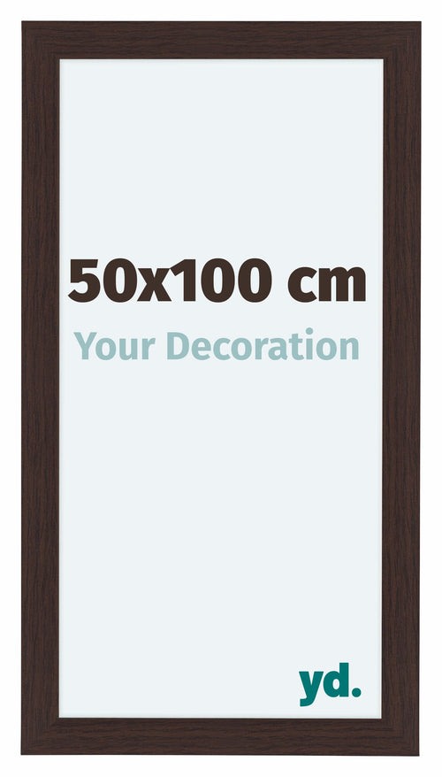 Como MDF Fotolijst 50x100cm Eiken Donker Voorzijde Maat | Yourdecoration.nl