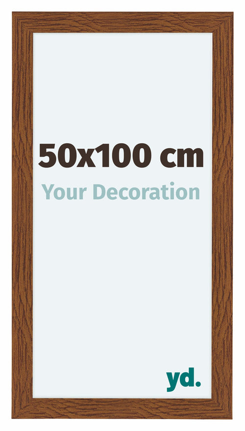 Como MDF Fotolijst 50x100cm Eiken Rustiek Voorzijde Maat | Yourdecoration.nl