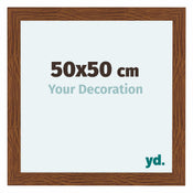 Como MDF Fotolijst 50x50cm Eiken Rustiek Voorzijde Maat | Yourdecoration.nl