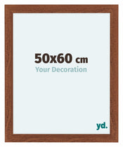 Como MDF Fotolijst 50x60cm Notenboom Voorzijde Maat | Yourdecoration.nl