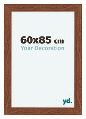 Como MDF Fotolijst 60x85cm Walnoot Voorzijde Maat | Yourdecoration.nl