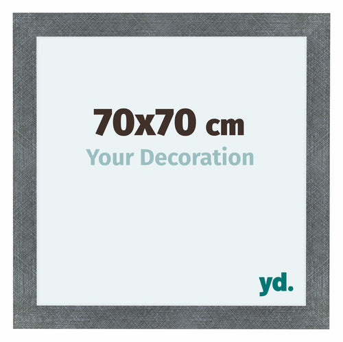 Como MDF Fotolijst 70x70cm Ijzer Geveegd Voorzijde Maat | Yourdecoration.nl