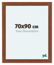 Como MDF Fotolijst 70x90cm Notenboom Voorzijde Maat | Yourdecoration.nl