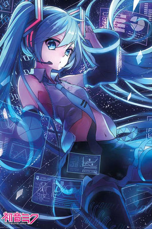 GBeye Hatsune Miku Screen Poster 61x91,5cm | Yourdecoration.nl