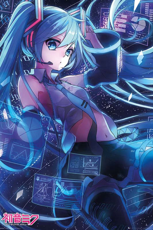 GBeye Hatsune Miku Screen Poster 61x91,5cm | Yourdecoration.nl