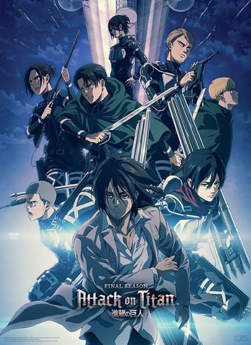 GBeye Attack On Titan Season 4 Group Shot Poster 38x52cm | Yourdecoration.nl