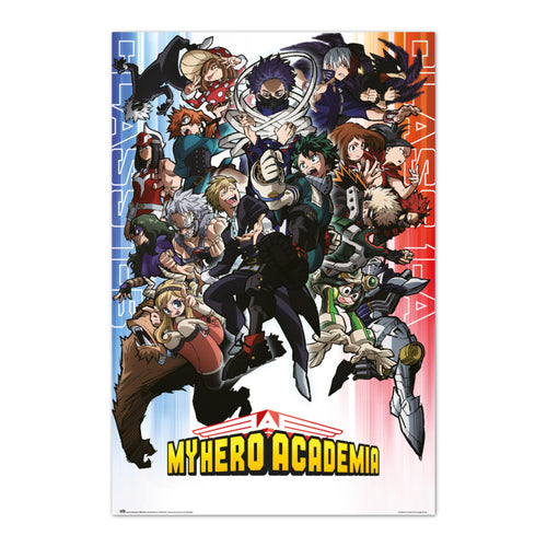 Grupo Erik Gpe5624 Poster My Hero Academia Class 1 A And Class 1 B | Yourdecoration.nl