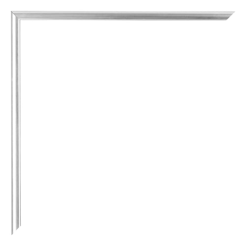 Kent Aluminium Fotolijst 56x71cm Zilver Hoogglans Detail Hoek | Yourdecoration.nl