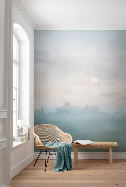 Komar Hazy Hush Vlies Fotobehang 200x250cm 2 banen Sfeer | Yourdecoration.nl