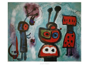 Kunstdruk Joan Miro L oiseau au regard calme 80x60cm JM 271 PGM | Yourdecoration.nl