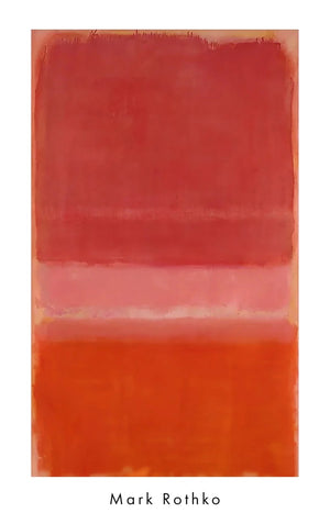 Kunstdruk Mark Rothko Untitles Red 1956 56x89cm MKR 958 PGM | Yourdecoration.nl