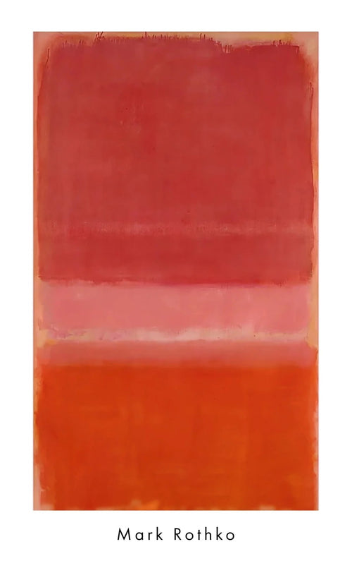 Kunstdruk Mark Rothko Untitles Red 1956 56x89cm MKR 958 PGM | Yourdecoration.nl