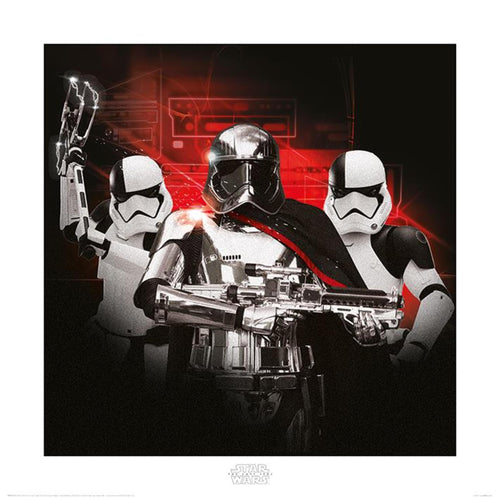 Kunstdruk Star Wars  The Last Jedi Stormtrooper Team 40x40cm Pyramid PPR45758 | Yourdecoration.nl