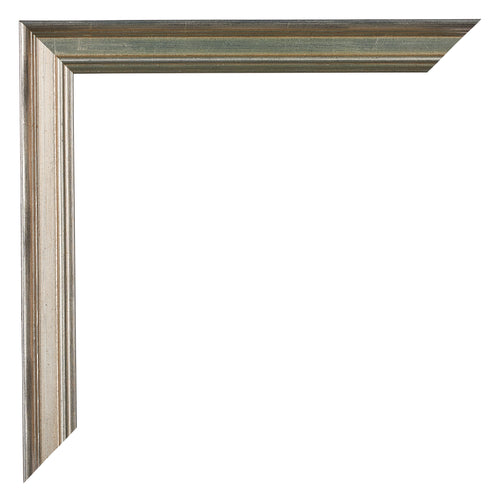 Lincoln Houten Fotolijst 20x28cm Zilver Hoek | Yourdecoration.nl