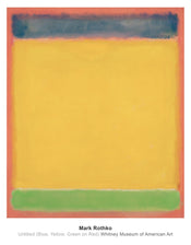 Mark Rothko  Untitled Blue, Yellow, Green, Red Kunstdruk 71x91cm | Yourdecoration.nl