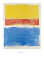 Mark Rothko  Untitled Yellow Red and Blue Kunstdruk 60x80cm | Yourdecoration.nl