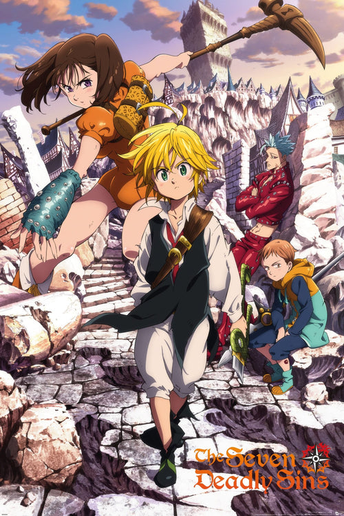 Gbeye The Seven Deadly Sins Key Art 2 Poster 61X91 5cm | Yourdecoration.nl