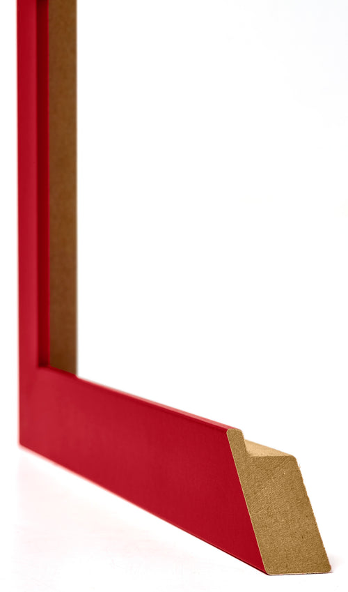 Mura MDF Fotolijst 18x24cm Rood Detail Doorsnede | Yourdecoration.nl