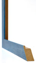 Mura MDF Fotolijst 20x20cm Helder Blauw Geveegd Detail Doorsnede | Yourdecoration.nl